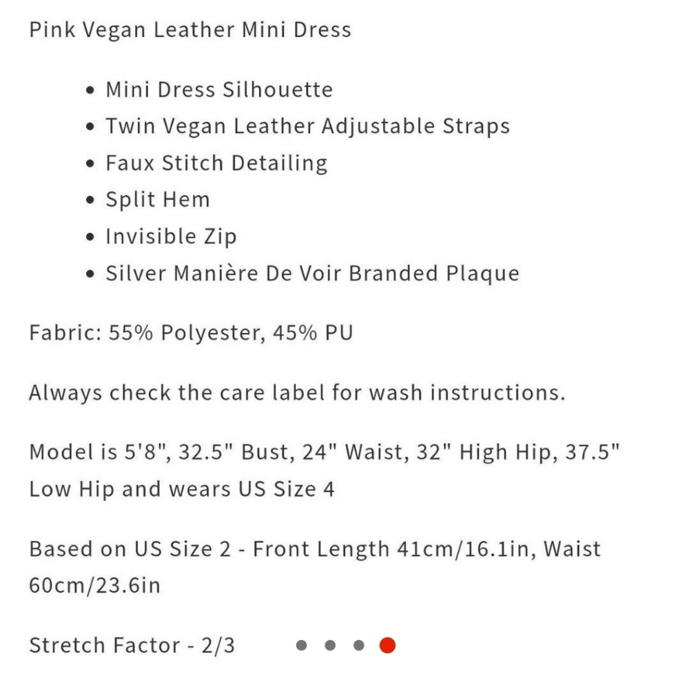 Suspender Mini Dress - Picture 5 of 5